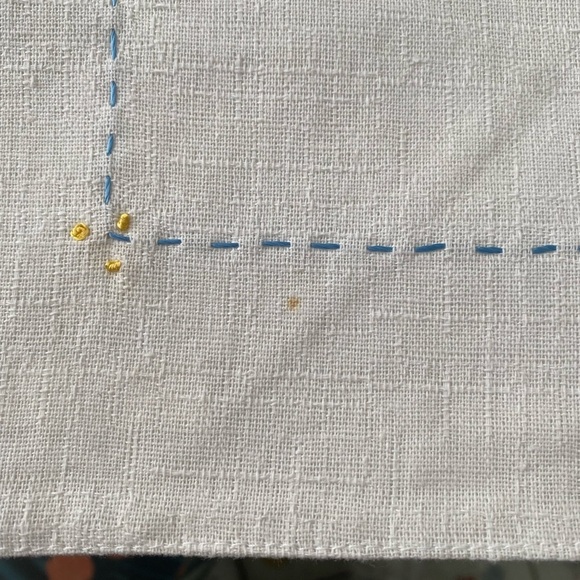 Embroidered Placemats Set of 4 Cotton Butterflies Tea Time Spring Cottagecore - Picture 9 of 11